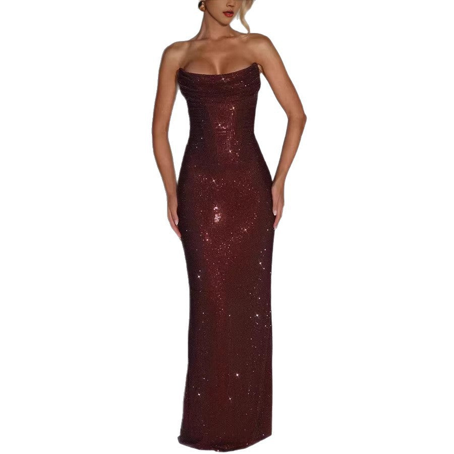 Lucienne Beaded Evening Gown
