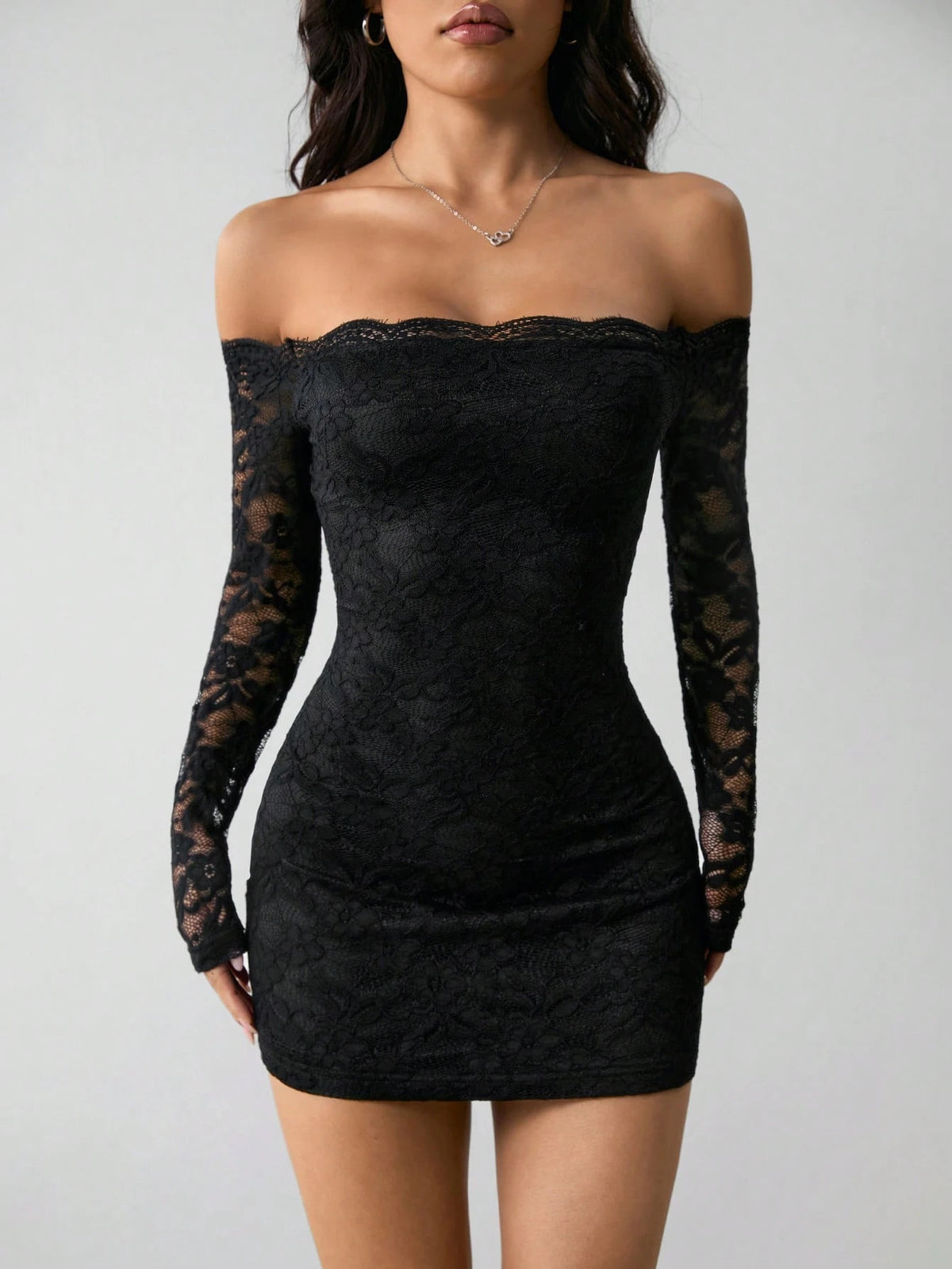 Odette Lace Off-Shoulder Dress