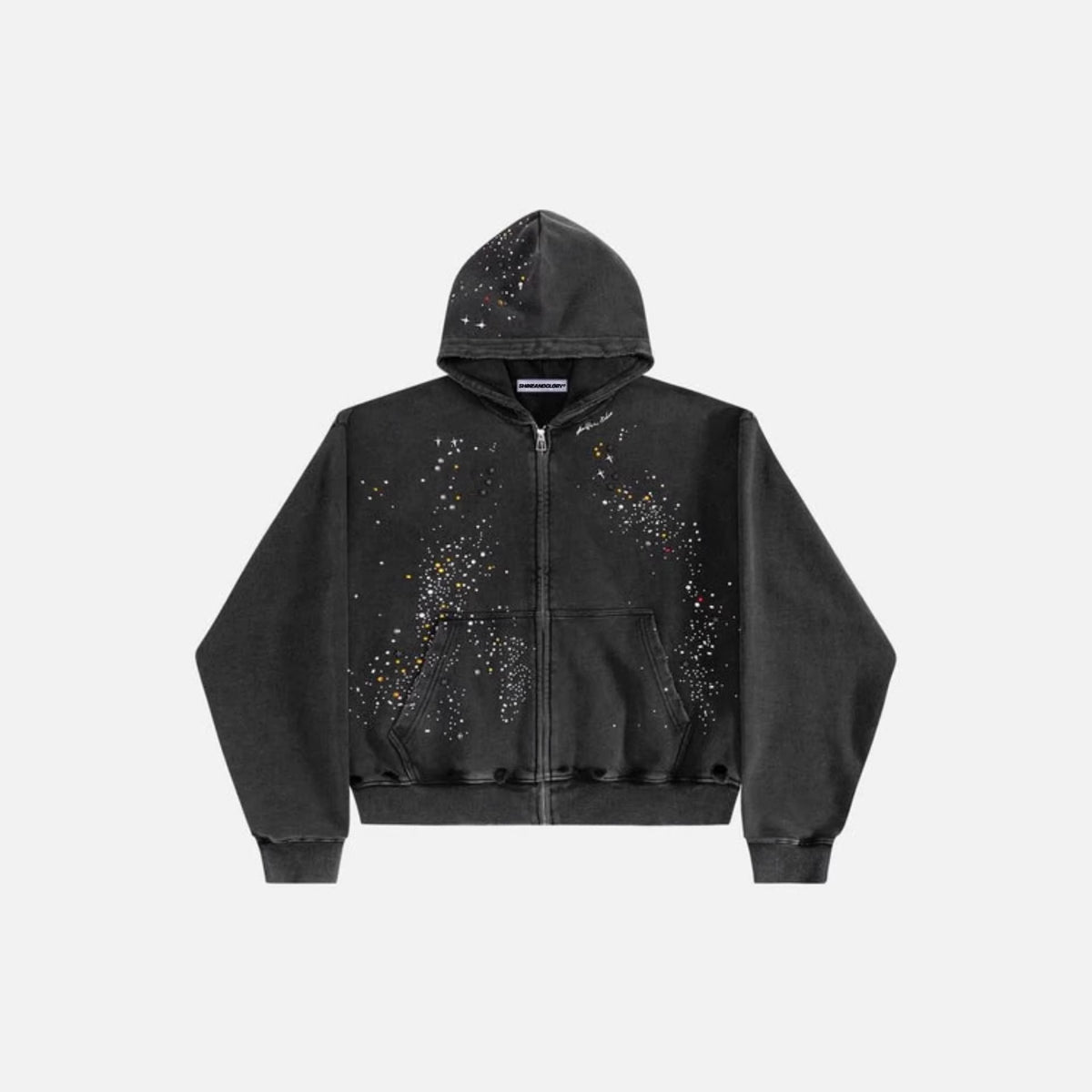 Crystal Zip-Up Hoodie