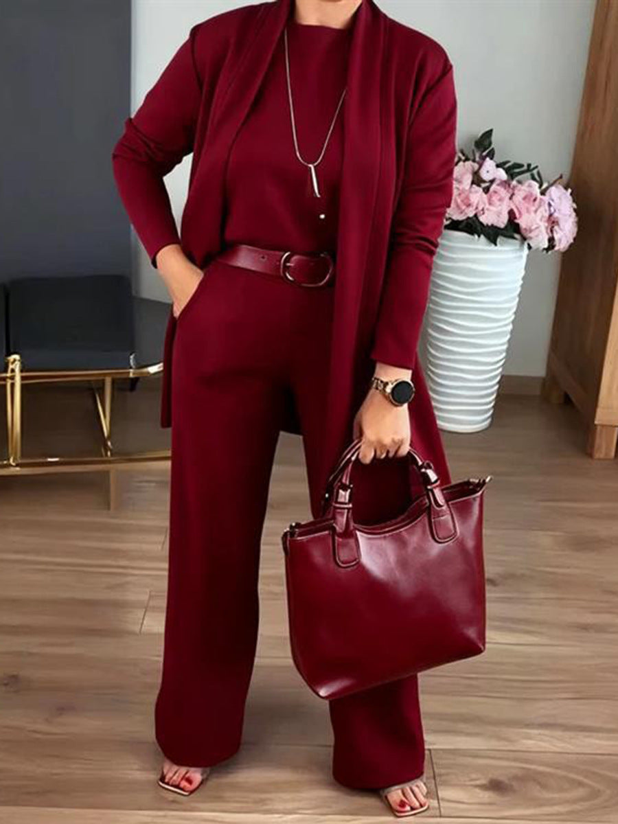 Monaco Three-Piece Knit Set