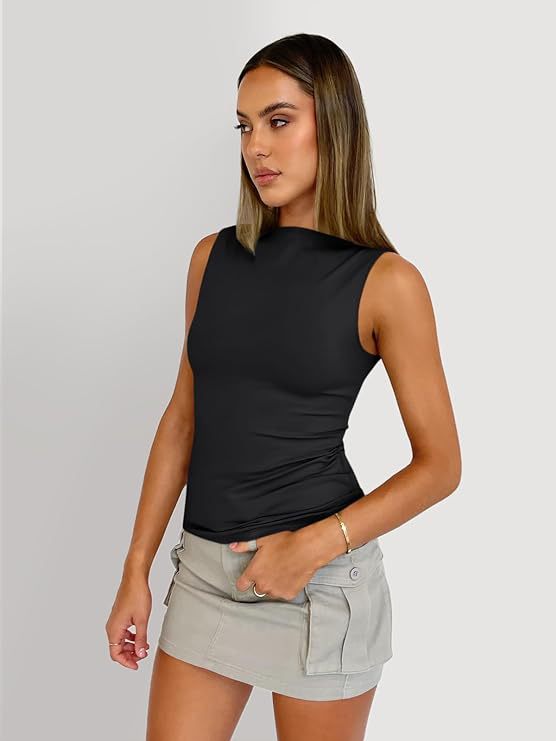 Milk-Silk Square-Neck Tank