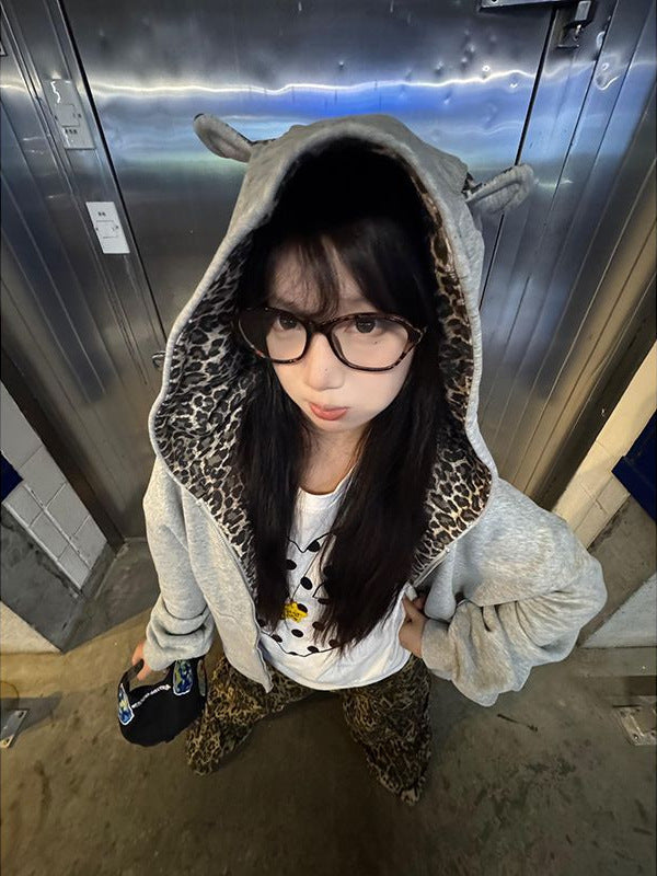 Luna Cropped Hooded Cardigan