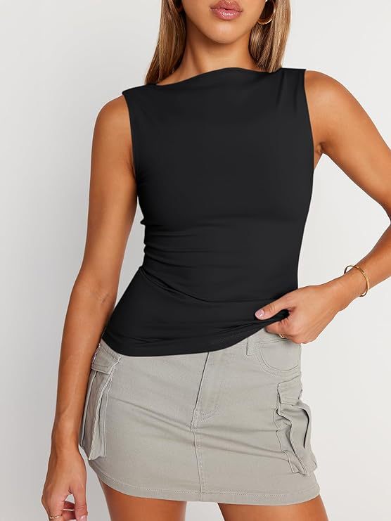Milk-Silk Square-Neck Tank