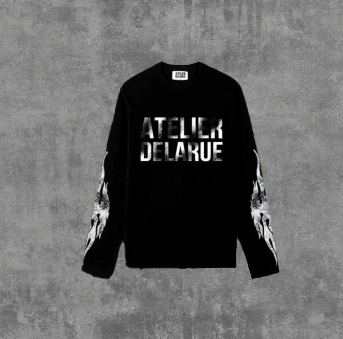 Seoul Cotton Graphic Long-Sleeve Tee