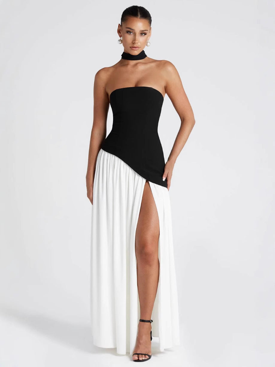 Sienna Crossover Bodycon Maxi Dress