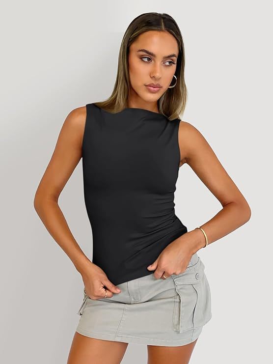 Milk-Silk Square-Neck Tank