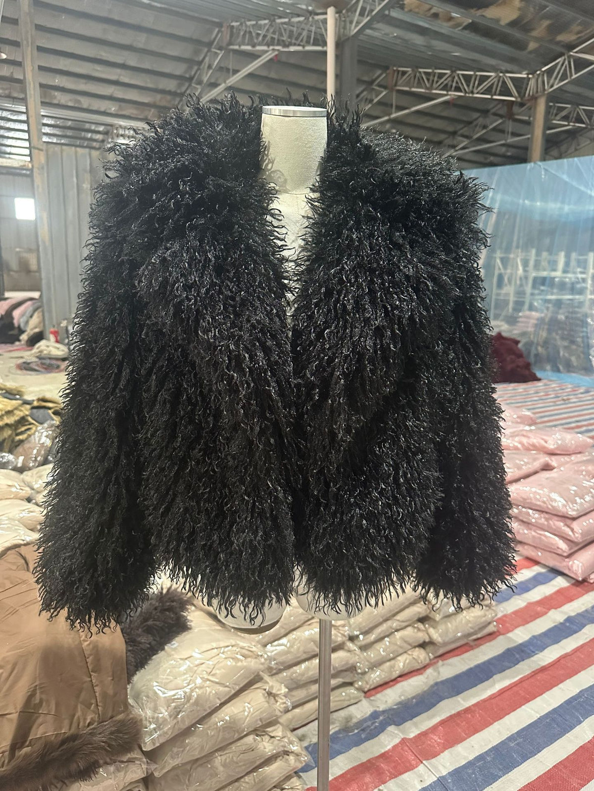 Noelle Cropped Teddy Jacket
