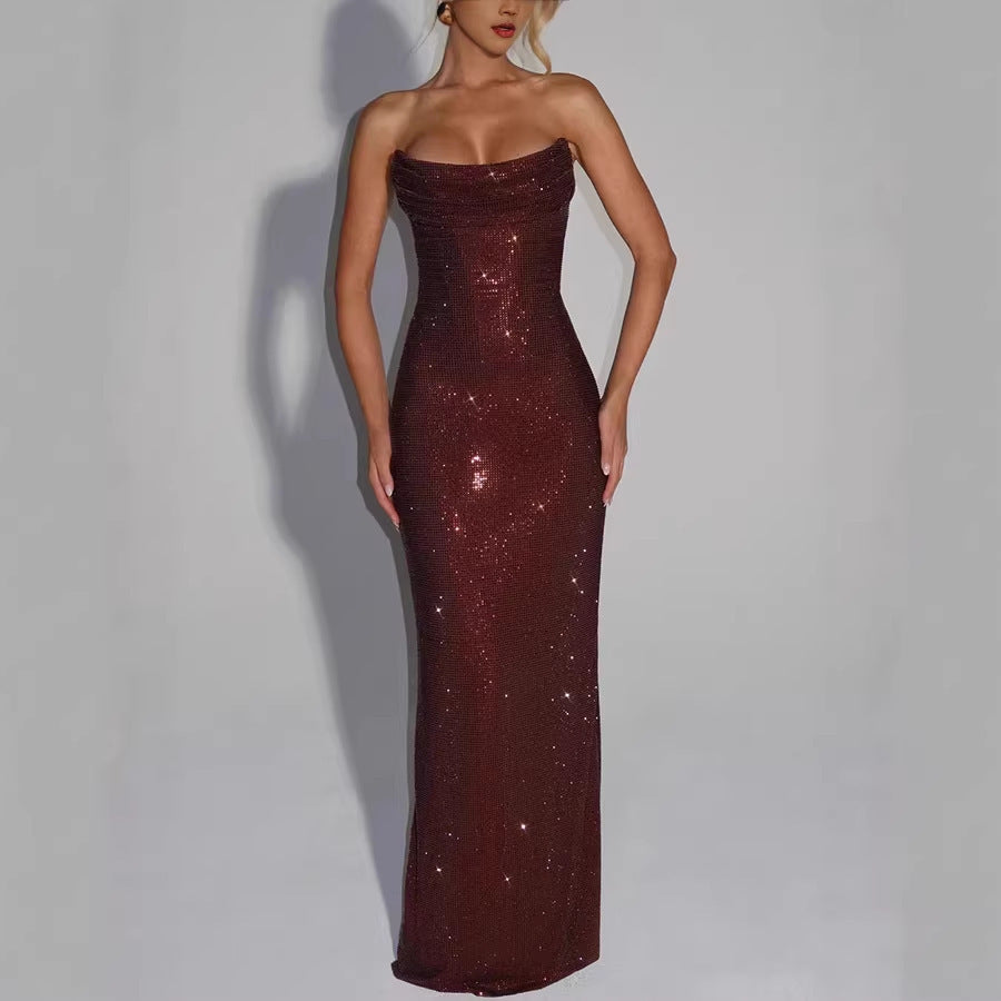 Lucienne Beaded Evening Gown