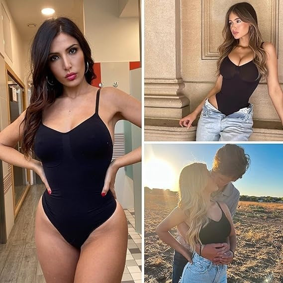 Seamless Low-Back Shaping Bodysuit