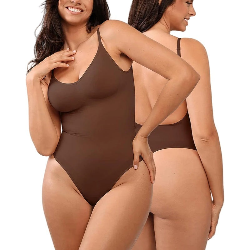 Seamless Low-Back Shaping Bodysuit