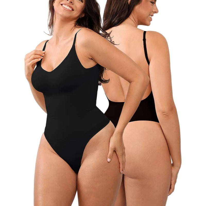 Seamless Low-Back Shaping Bodysuit