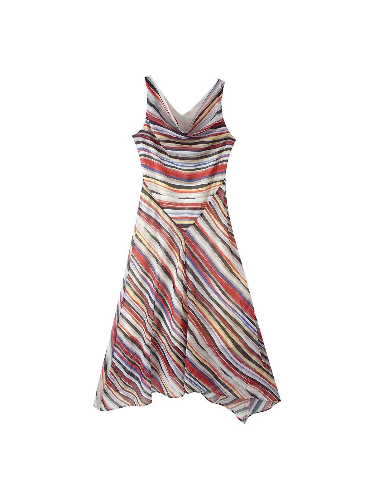 Capri Striped Slip Dress
