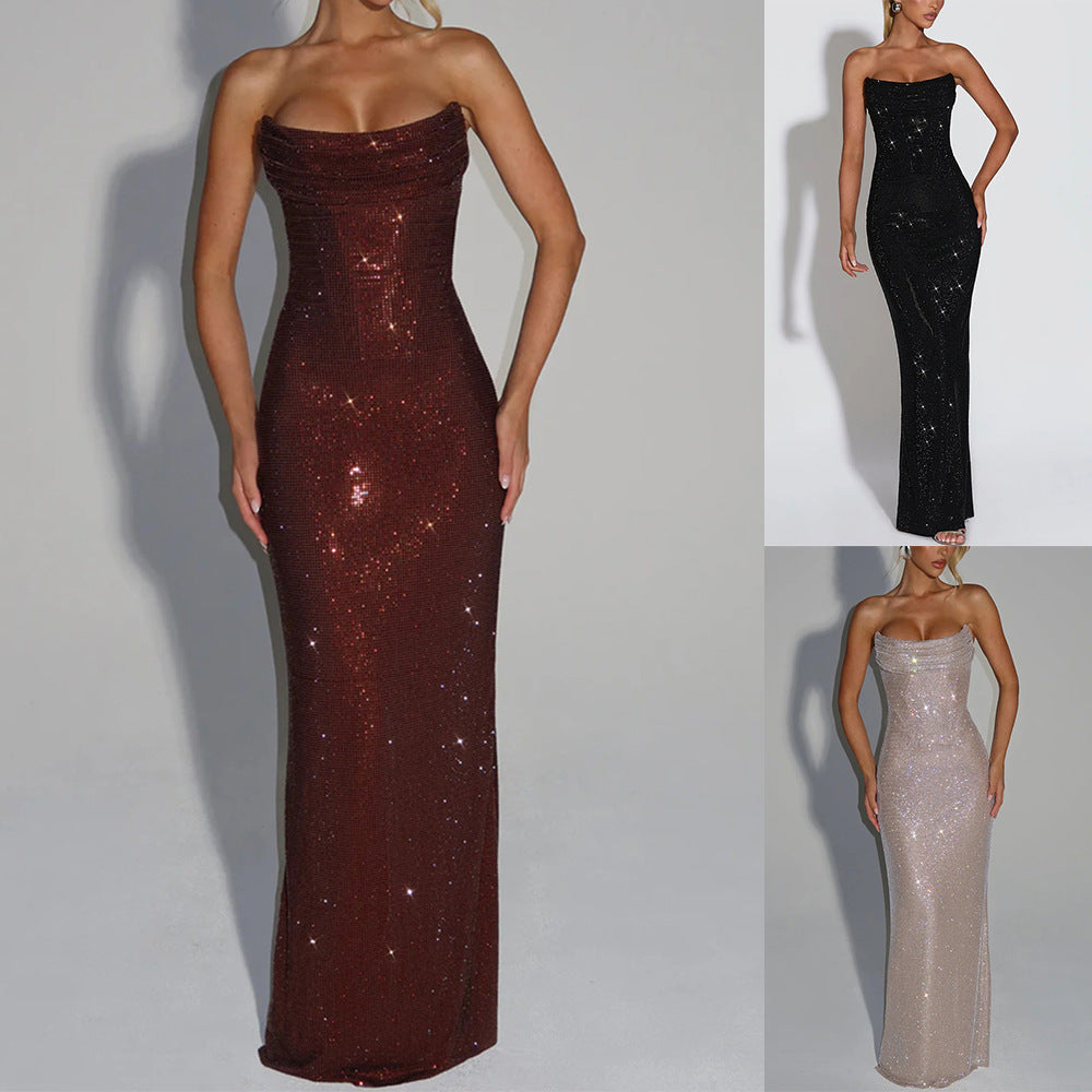 Lucienne Beaded Evening Gown