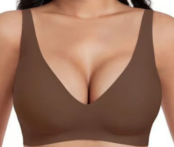 Deep-V Seamless Wireless Bra