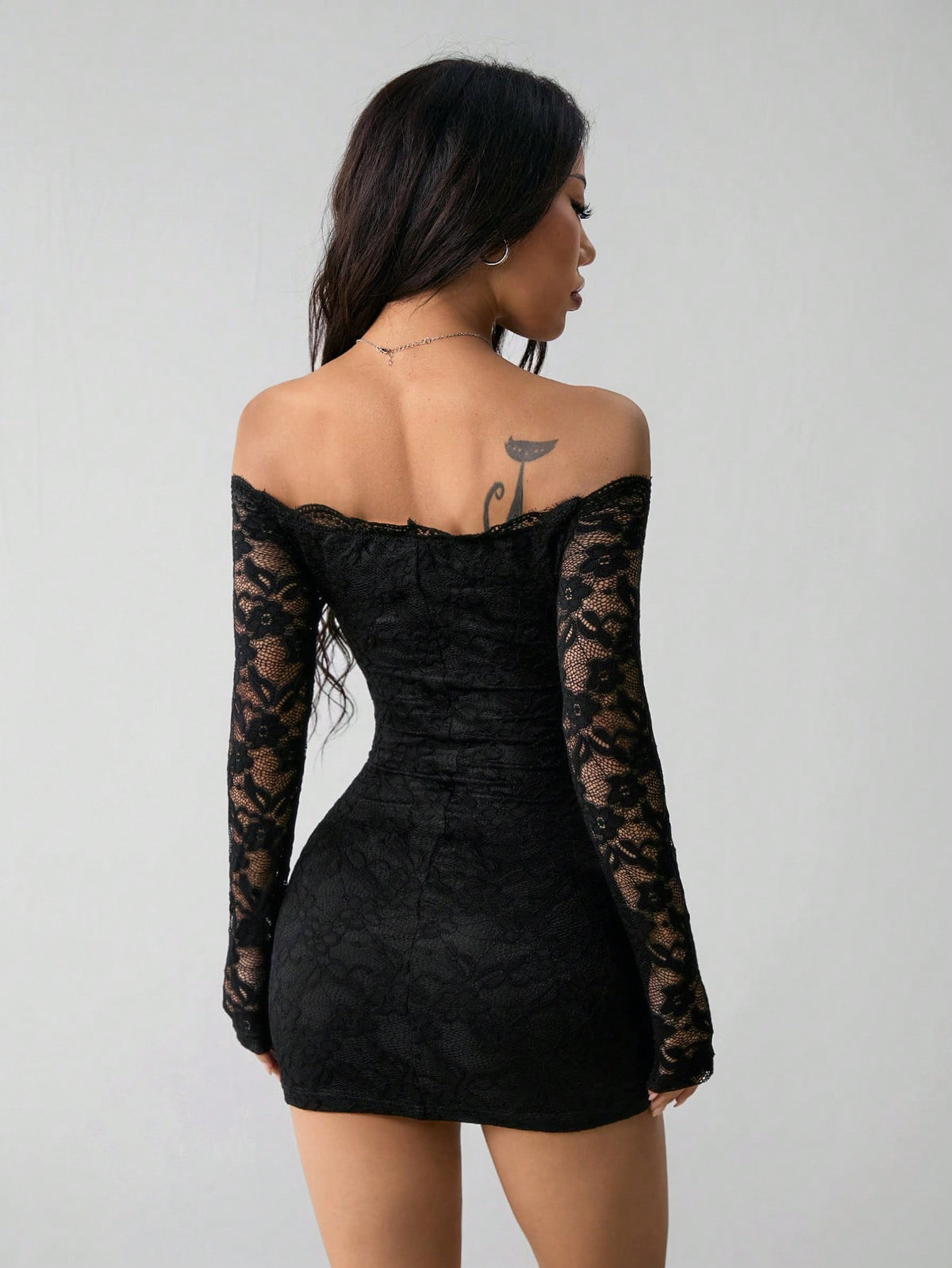 Odette Lace Off-Shoulder Dress