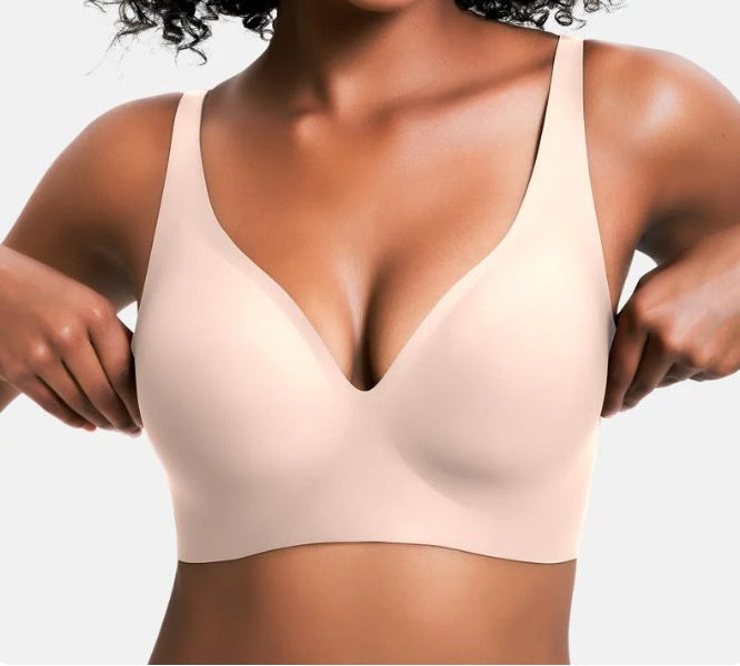 Velvet Seamless Push-Up Bra