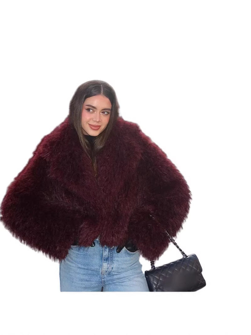 Noelle Cropped Teddy Jacket