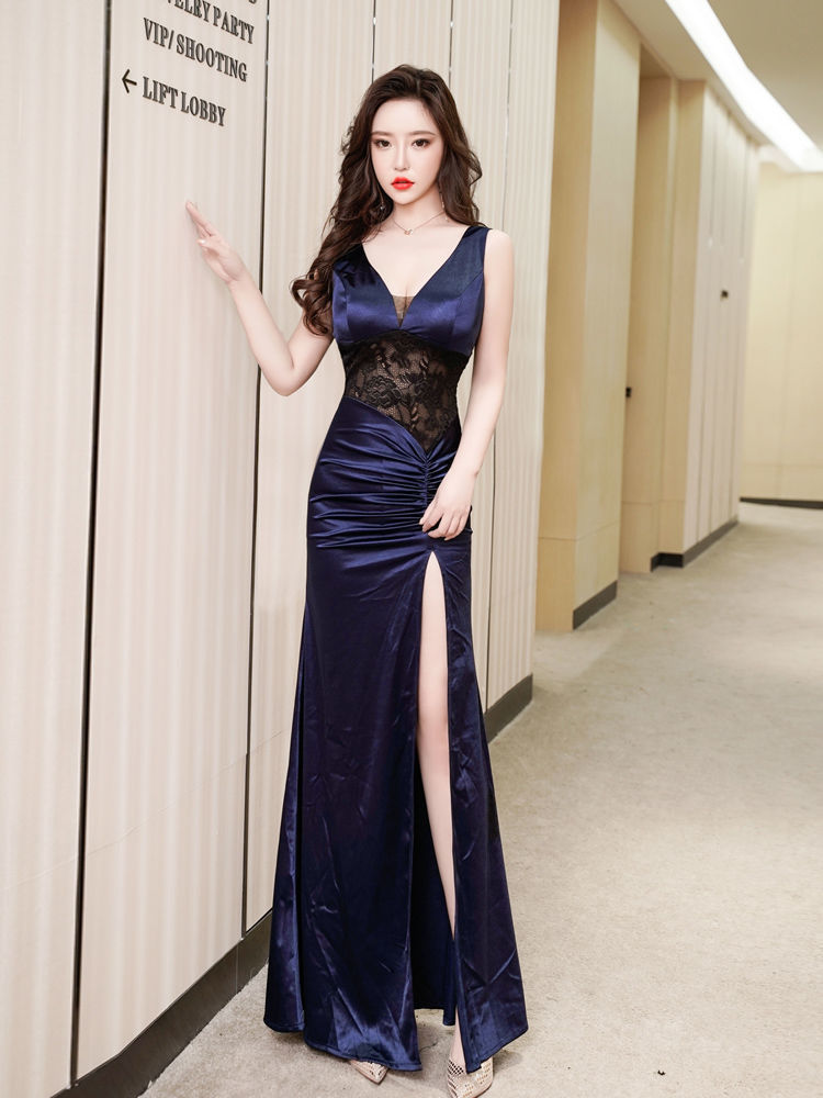 Valentina Backless Fishtail Gown