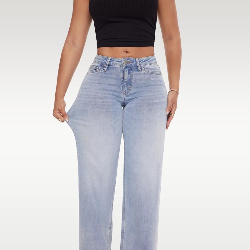 Brooklyn High-Waist Wide-Leg Jeans