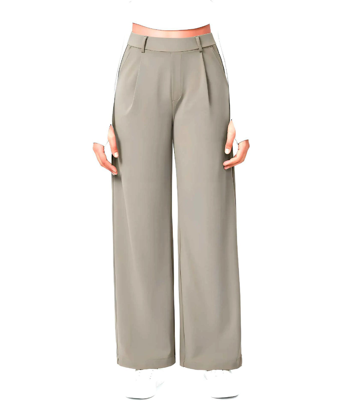 Laurent High-Waist Straight Trousers