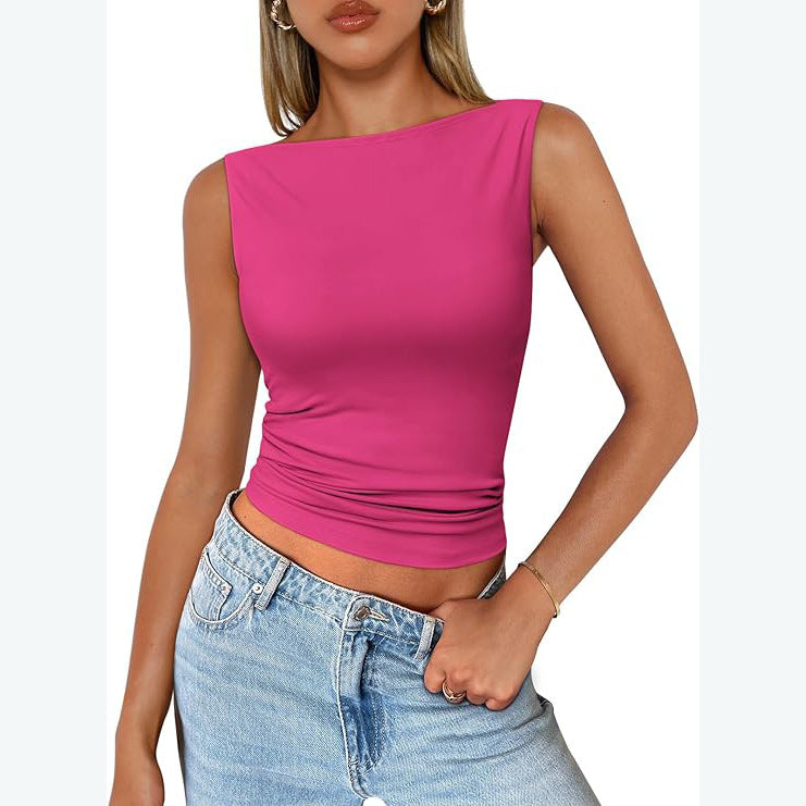 Milk-Silk Square-Neck Tank