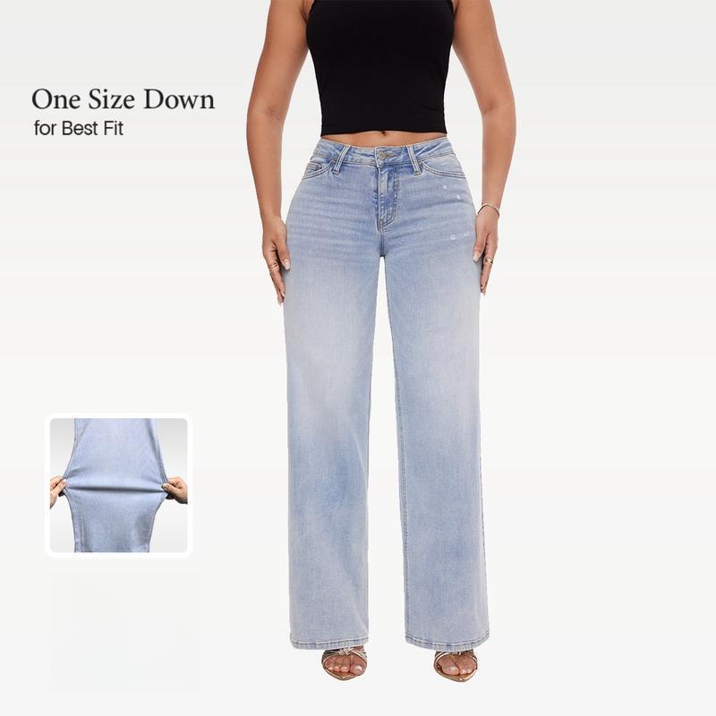 Brooklyn High-Waist Wide-Leg Jeans