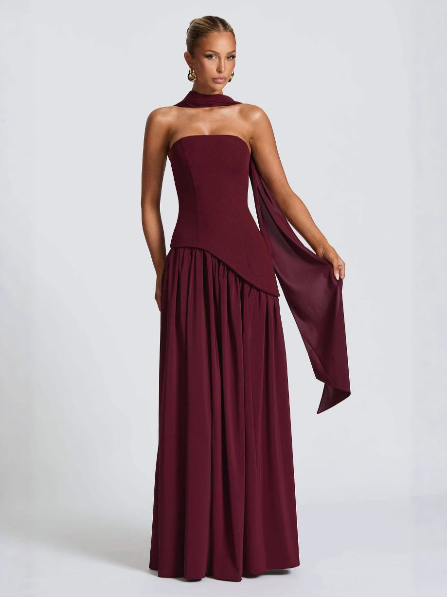 Sienna Crossover Bodycon Maxi Dress