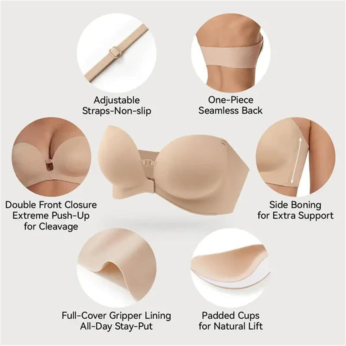 Versa Convertible Strapless Bra