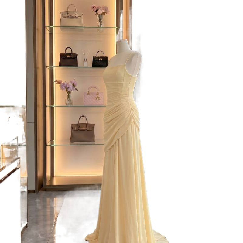Grace One-Shoulder Column Gown