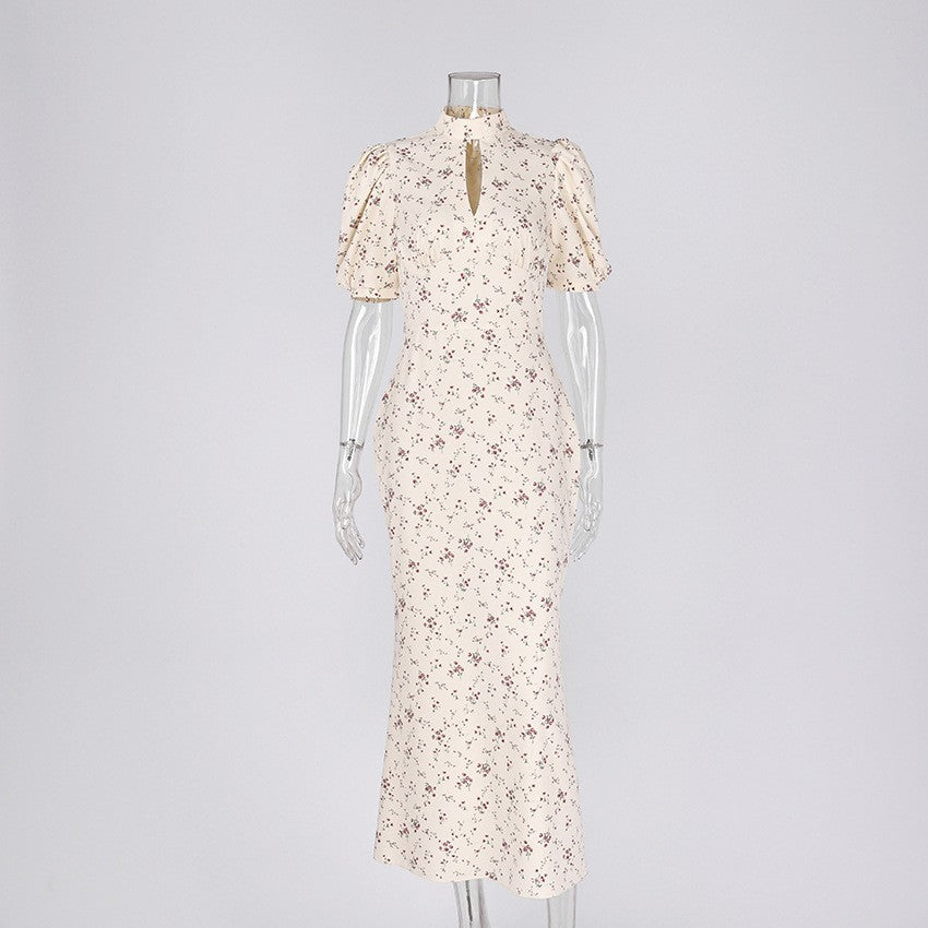 Rosalie Floral Deep-V Maxi Dress