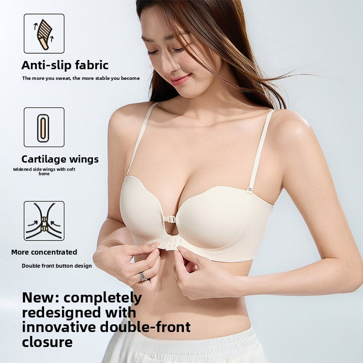 Clasp Strapless Push-Up Bra