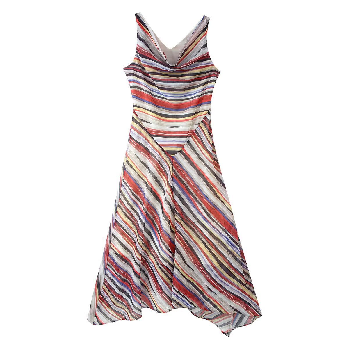 Capri Striped Slip Dress