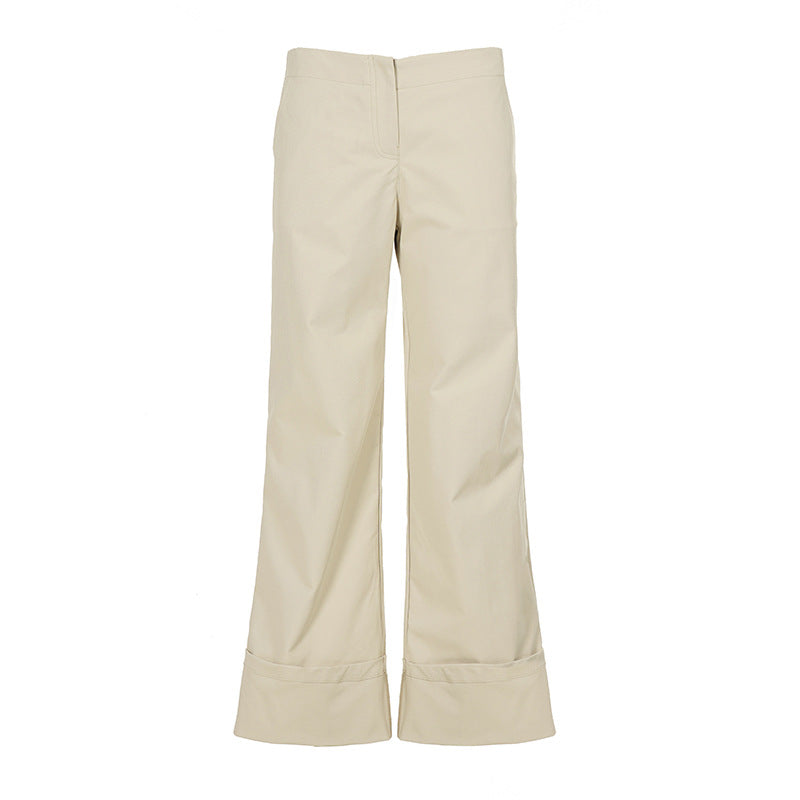 Sloane Cuffed Straight Trousers